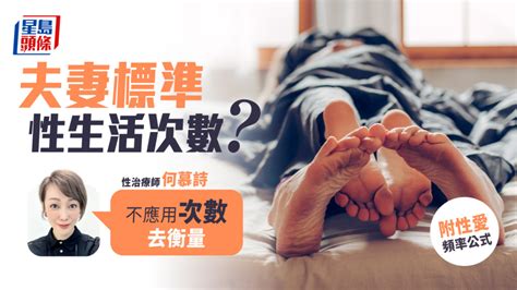 性愛公式|養生性愛公式 一圖看清不同年齡頻率